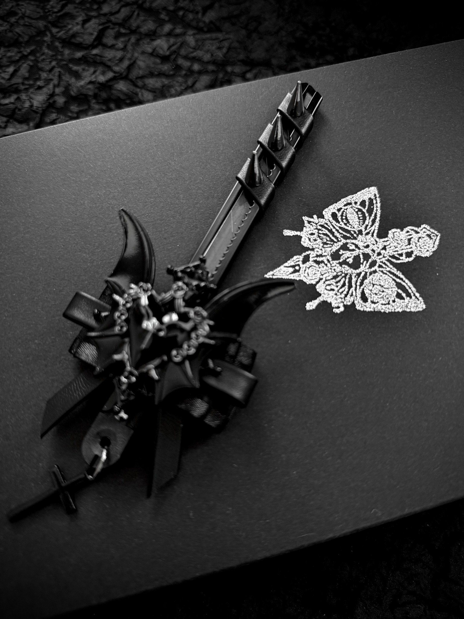 Dark romantic handmade ZANDRA piece